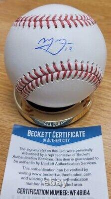 Autographed MANNY MACHADO Official Major League Baseball Beckett Witness