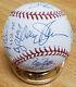 Autographed Mets Team, 21 Sigs Official 1986 World Series Major League Baseball