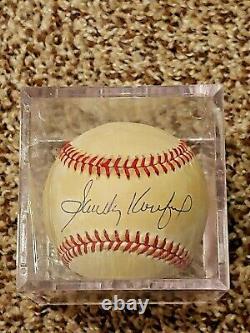 Autographed Sandy Koufax Official National League Baseball