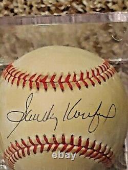 Autographed Sandy Koufax Official National League Baseball