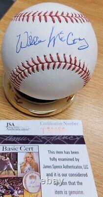 Autographed WIILIE MCCOVEY Official Major League Baseball JSA COA