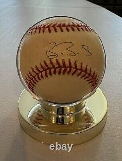 BARRY BONDS Signed Autographed Official Major League Baseball WithCOA