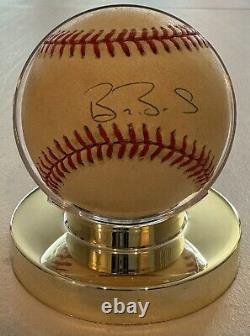 BARRY BONDS Signed Autographed Official Major League Baseball WithCOA