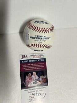 BOB UECKER Autographed Official Major League Baseball Milwaukee MLB HOF JSA Cert