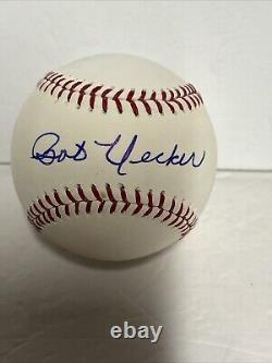 BOB UECKER Autographed Official Major League Baseball Milwaukee MLB HOF JSA Cert