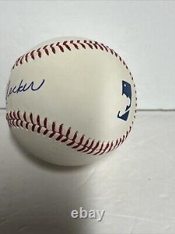 BOB UECKER Autographed Official Major League Baseball Milwaukee MLB HOF JSA Cert