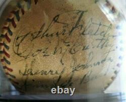 Babe Ruth Autographed Signed Official American League Baseball Beckett Authentic