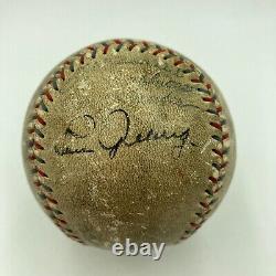 Babe Ruth & Lou Gehrig Dual Signed 1920's Official American League Baseball PSA