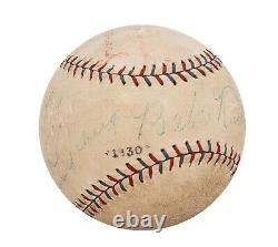 Babe Ruth & Lou Gehrig Signed 1928 Official American League Baseball JSA COA