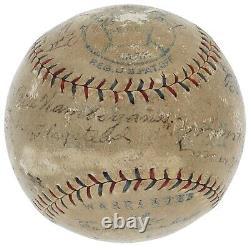 Babe Ruth & Ty Cobb 1924 Team Signed Official American League Baseball PSA DNA
