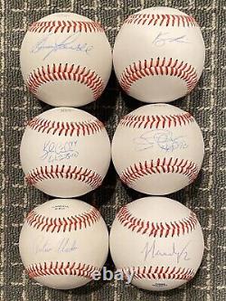 Baltimore Orioles Autographed Rawlings Official League Baseball Lot #1