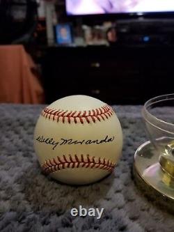 Baltimore orioles Willie Miranda Autographed Official American League Baseball