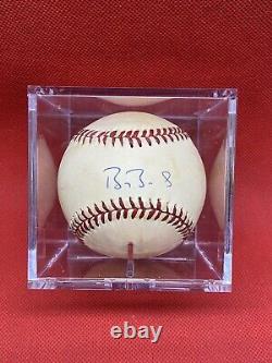 Barry Bonds Signed Autographed Official National League Baseball Home Run King