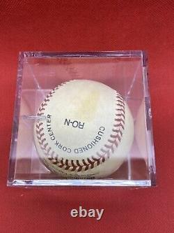 Barry Bonds Signed Autographed Official National League Baseball Home Run King