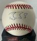 Barry Bonds Signed Autographed Official National League Baseball Jsa coa 92