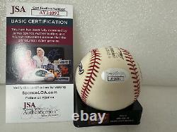 Barry Bonds Signed Autographed Official National League Baseball Jsa coa 92