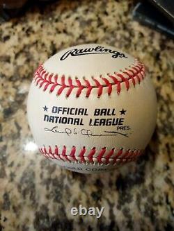 Barry Bonds Signed Official National League Baseball Autographed