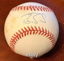 Barry Bonds Signed Official National League Baseball Beckett BAS Auto S06461