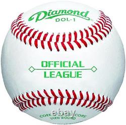 Baseballs Leather DOL-1 OL Official League (1 Dozen), 9 Inch Baseball