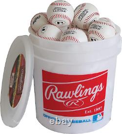 Baseballs Official League Recreational Grade Olb3 and R8U Bucket of 24 Balls