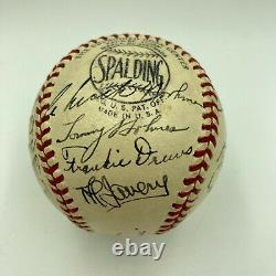 Beautiful 1944 Boston Braves Team Signed Official National League Frick Baseball