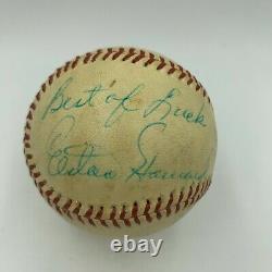 Beautiful Elston Howard Single Signed Official American League Baseball PSA DNA