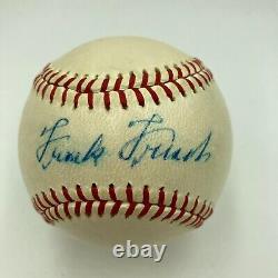 Beautiful Frank Frisch Single Signed Official National League Baseball JSA COA