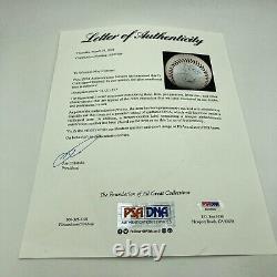 Beautiful Ty Cobb Single Signed Official American League Baseball PSA DNA COA
