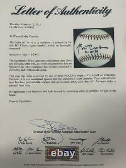 Bill Clinton Signed Official Major League Baseball Autograph Romlb Psa Loa Coa