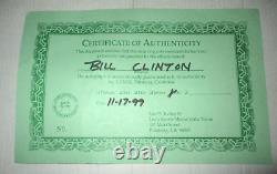 Bill Clinton Signed Rawlings Official National League Baseball With COA