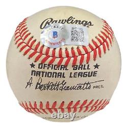 Bill Terry New York Giants Signed Official National League Baseball BAS BH71123