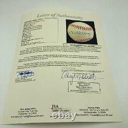 Bill Terry Signed Official National League Baseball JSA COA