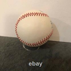 Billy Martin signed official American league Bobby Brown MLB baseball withJSA/COA
