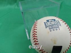 Bob Gibson Autographed Official League Baseball With Display Cube Topps Authentic