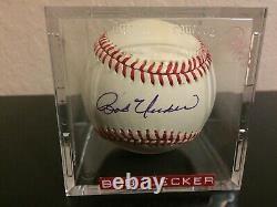 Bob Uecker Autograph Official Major League Baseball with case