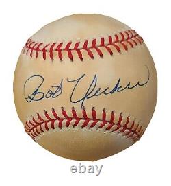 Bob Uecker Broadcast Milwaukee Brewers Signed Official Major League Baseball