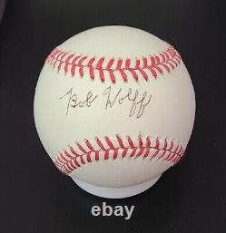 Bob Wolff Signed Official National League Baseball Washington Senators