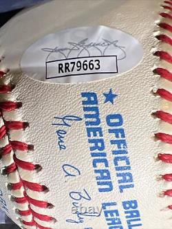 CC SABATHIA Signed Autographed Official Major League Baseball JSA RR79663