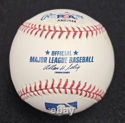 CHIPPER JONES Signed Official MLB Baseball-HOF-ATLANTA BRAVES-PSA