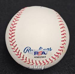 CHIPPER JONES Signed Official MLB Baseball-HOF-ATLANTA BRAVES-PSA