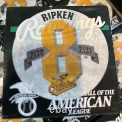 Cal Ripken Jr. Official Rawlings American League 2130/2131 Record 12 ball Lot
