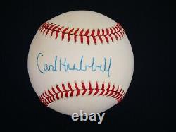 Carl Hubbell Signed Official National League Baseball With Psa Coa