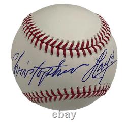 Christopher Lloyd Signed Official Major League Baseball Autograph Beckett Coa 1