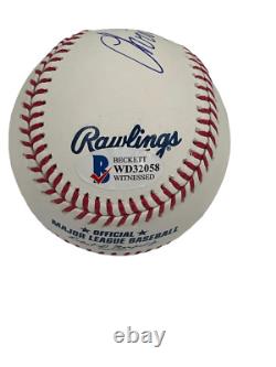 Christopher Lloyd Signed Official Major League Baseball Autograph Beckett Coa 5