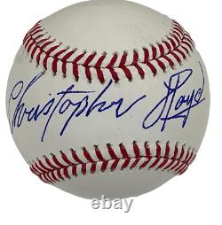 Christopher Lloyd Signed Official Major League Baseball Autograph Beckett Coa 7