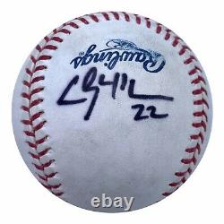 Clayton Kershaw MVP Auto Signed OML Official Major League Baseball Dodgers WS