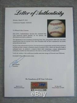 Clint Eastwood Signed Official Major League Baseball Psa/dna Ad05503