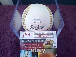 Commissioner Bud Selig Signed Official Major League Baseball Jsa Coa