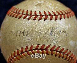 Connie Mack Single Signed Official American League William Harridge Baseball Hof