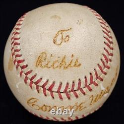 Connie Mack Single Signed Reach Official League Baseball JSA LOA